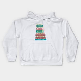 I Love books - book, books FICTION,NOVEL,math Kids Hoodie